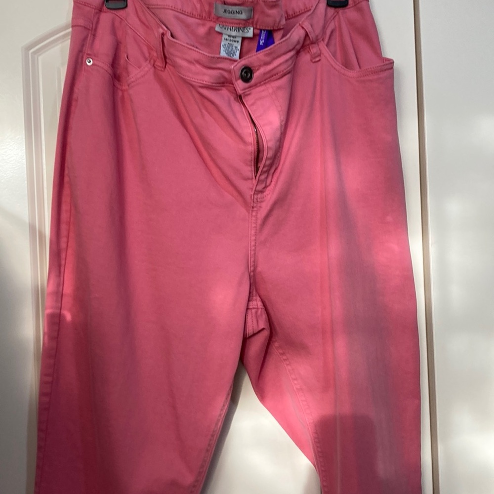 Catherines Women's Pink Jeans